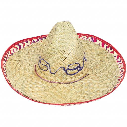 Adult Straw Sombrero Hat