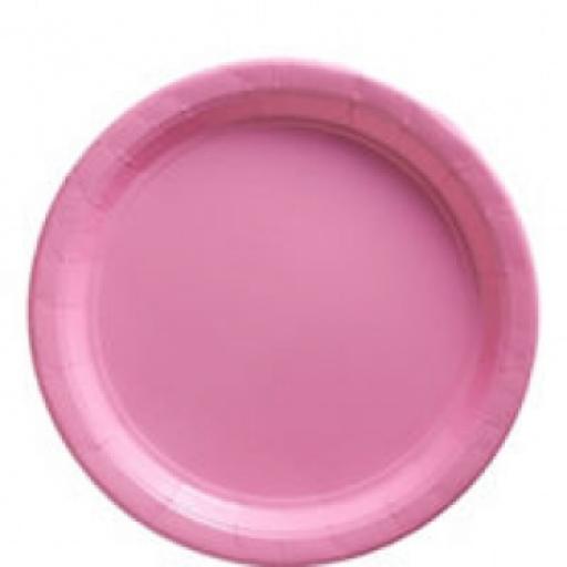 Party Paper Plates 22.9cm 8pcs New Pink
