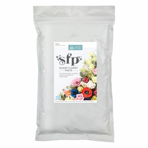 Sugar Florist Paste (SFP) Squires Kitchen - White - 1kg