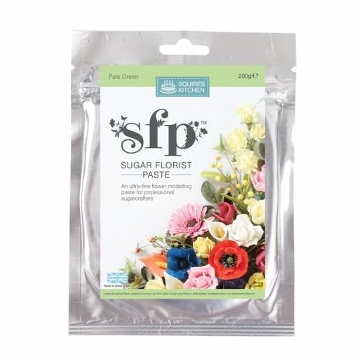 Squires Sugar Florist Paste (SFP) - Pale Green - 200g