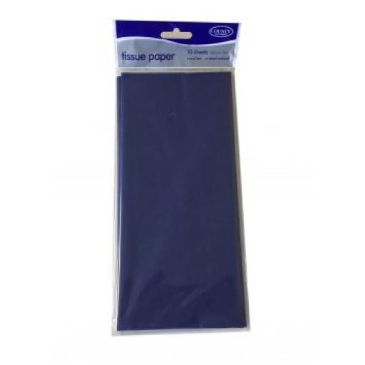 Blue Tissue Paper 10 sheets 50 x 75cm