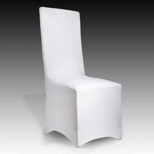 Stretch chair cover white