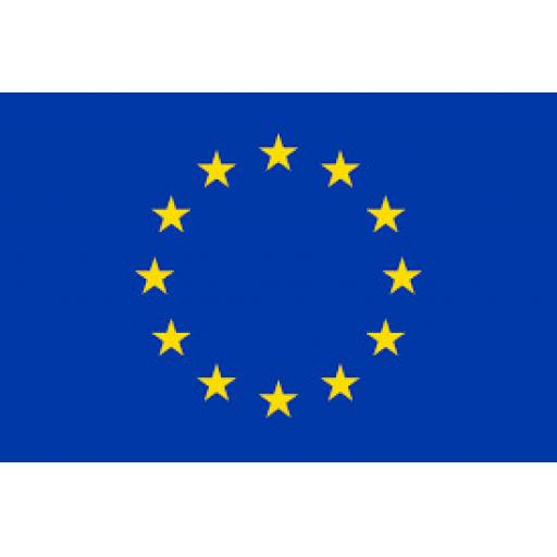 Flag of Euro Blue Stars 5ft x 3ft Polyester
