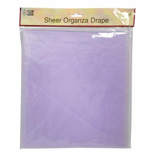 Organza drape Lilac 145CMX3M