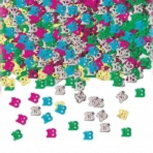 18th Birthday Multi Confetti Metallic - 14g