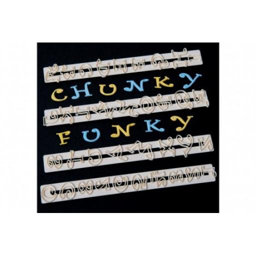 FMM Chunky Funky Alphabet & Number Cutters Set