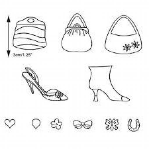Patchwork Cutterss Shoes Bags & Confetti