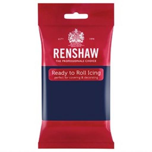 Renshaw Navy Blue Ready to Roll Sugar Paste - 250g