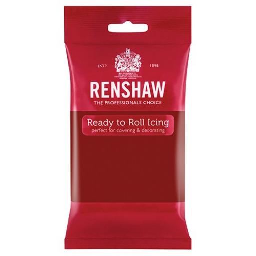 Renshaw Ruby Red Ready to Roll Sugar Paste - 250g