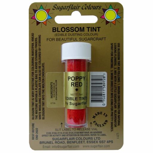 Sugarflair Blossom Tint Poppy Red -7ml