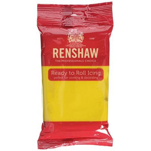 Renshaw Yellow Ready to Roll Sugar Paste250g