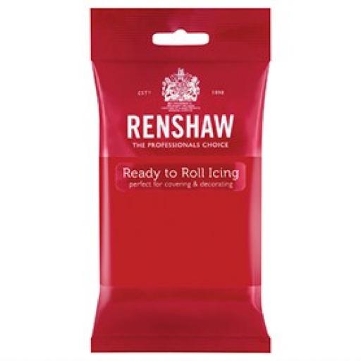 Renshaw Poppy Red Ready to Roll Sugar Paste-250g