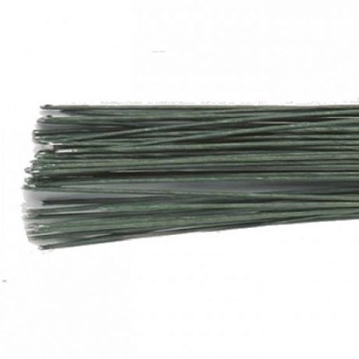 Dark Green Floral Wire - 24 Gauge