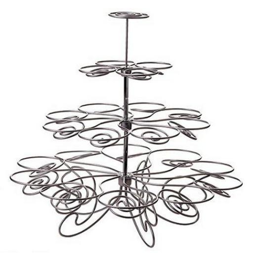 Wilton Cupcakes/Dessert Stand Silver