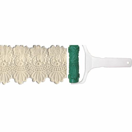 Textured Rolling Pin 4in -Daffodils