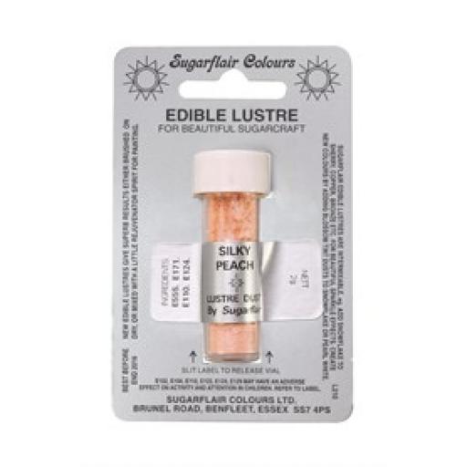 Sugarflair Edible Lustre - Silky Peach-2g