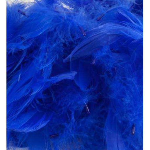 Eleganza Feathers Mixed sizes 3inch-5inch 50g bag Royal Blue No.18