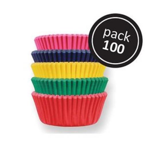 Carnival Mini Baking Cases 100pcs