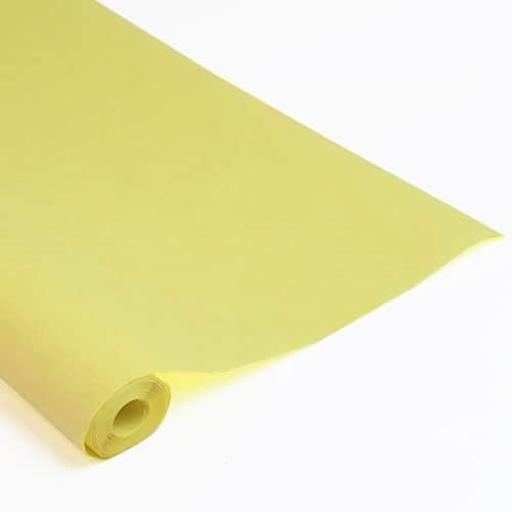 Banqueting Roll 118x7m Yellow Paper