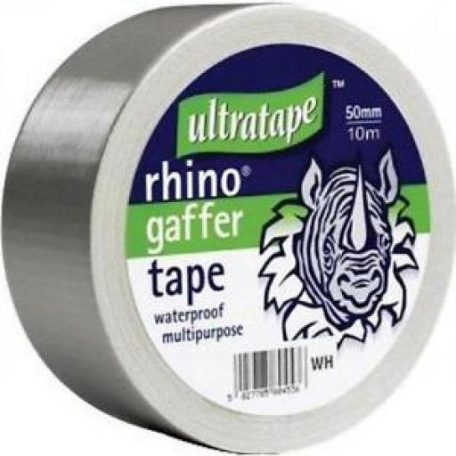 Gaffer Ultra Tape 10m x 50mm Grey