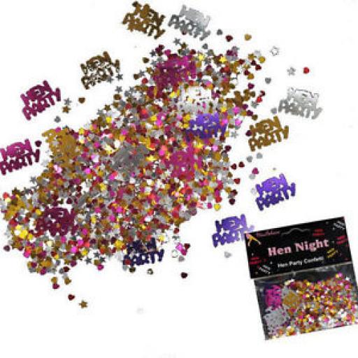 HenNight Confetti 14g assorted pieces of confetti