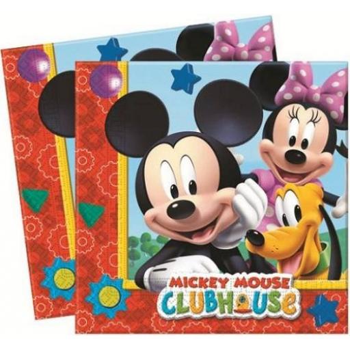 Mickey Mouse Clubhouse Paper Napkins 2ply 20ct