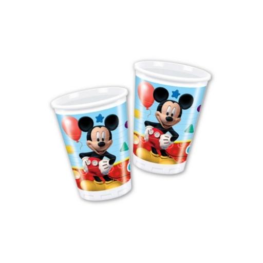 Mickey Mouse Clubhouse Plastic Party Cups 200ml 8ct