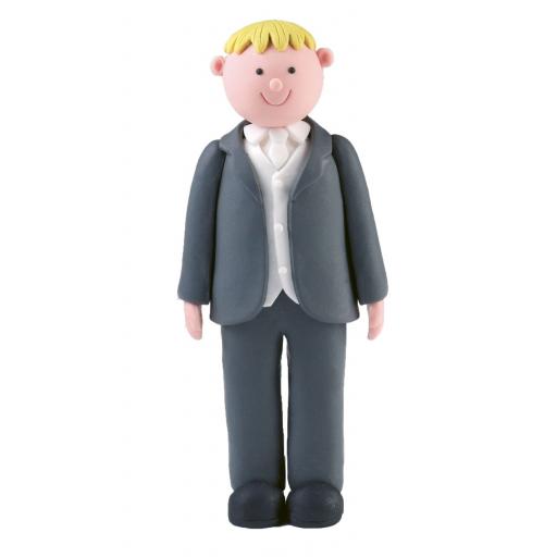 Print this pageClaydough Groom (Blonde) - Acetate Box