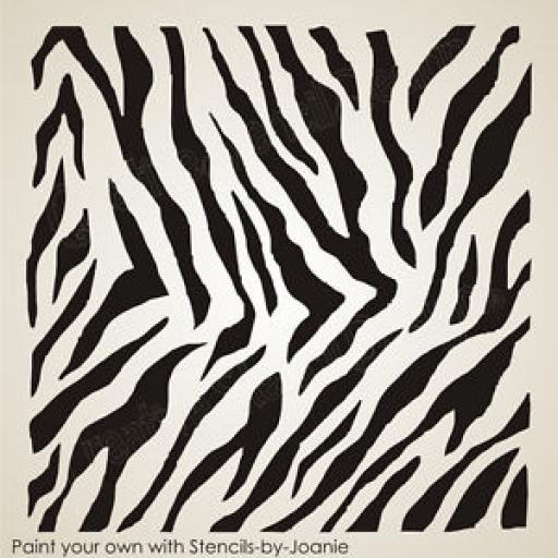 Animal Print Stencils-Zebra