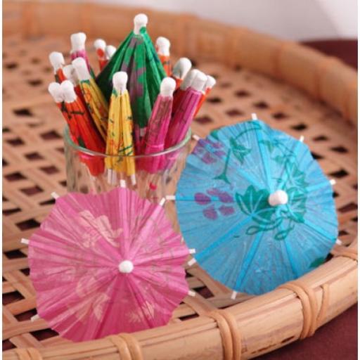 Parasol Umbrella Cocktail Picks 10/pkg