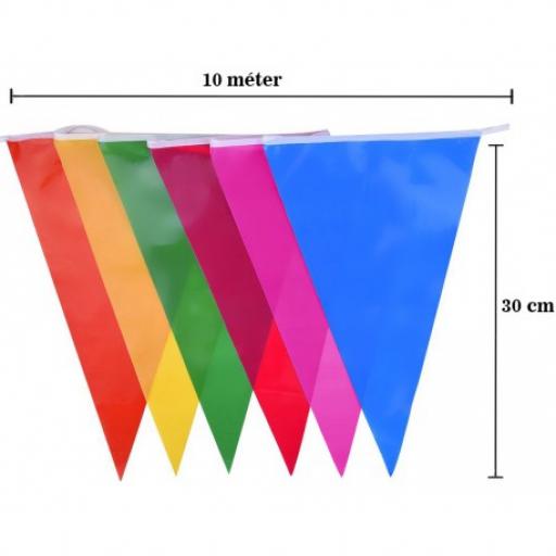 Bunting Plastic Multy Coloured 10m