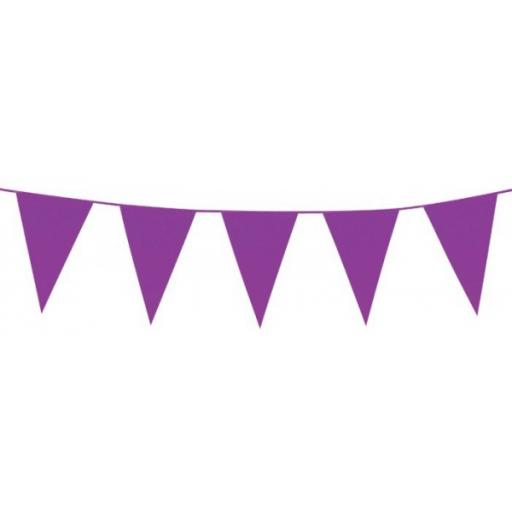 10m Polyethylene Giant Bunting - Purple