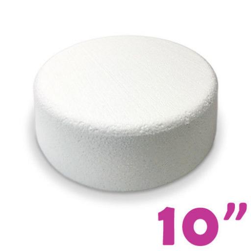 10x3" Round Cake Dummy - Rounded Edge