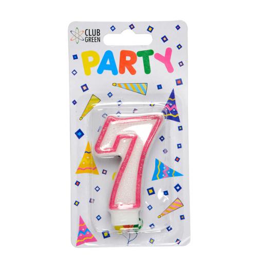 Glitter Pink No.7 Candle