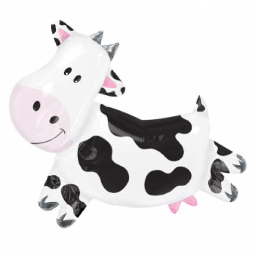 Cow SuperShape Foil Balloon 30in