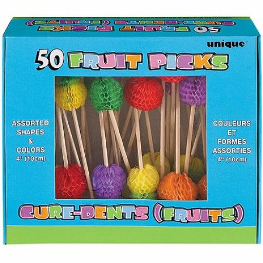 Tropical Fruit Picks Asst Box