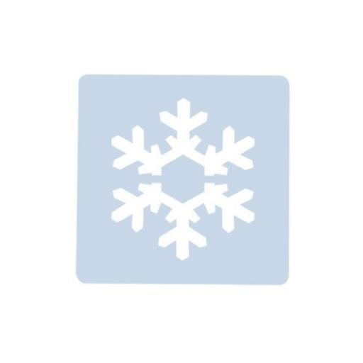 Small Snowflake Stencil