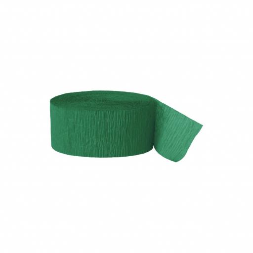 Crepe Streamer 81 ft Emerald Green