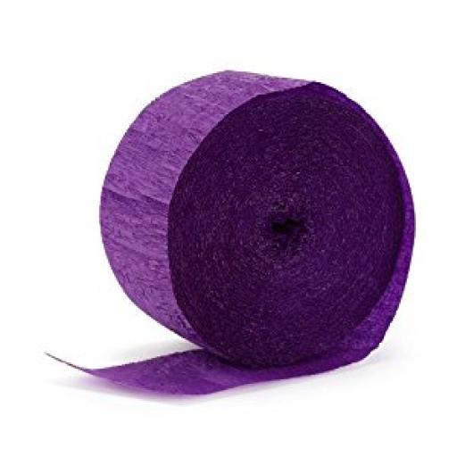 Crepe Streamer 81 ft Violet