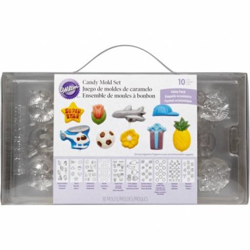 Wilton 10 P Candy Mold Mega Pack