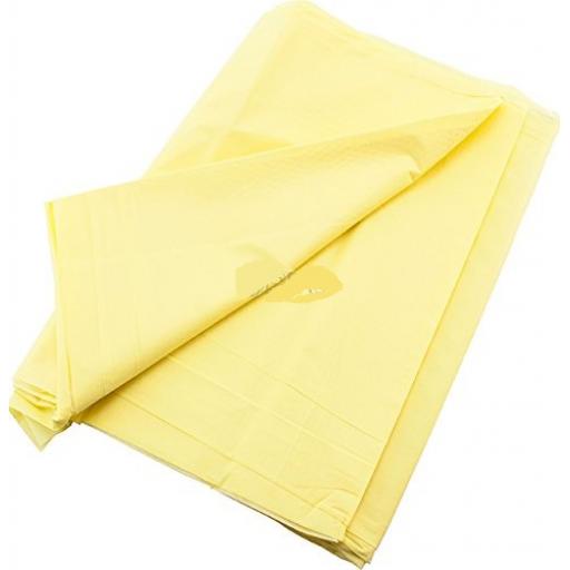 25 Slip covers Yellow Table Covers 90cm x 90cm