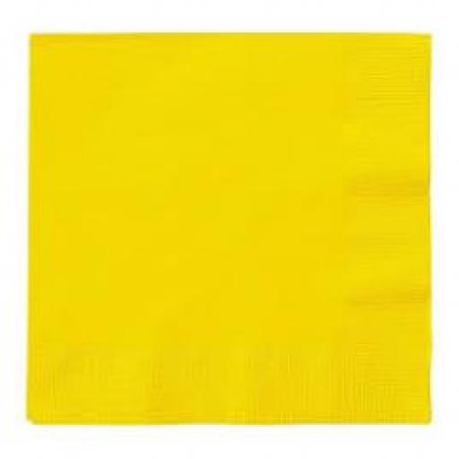 Napkins Yellow 33cm /2ply 100pcs