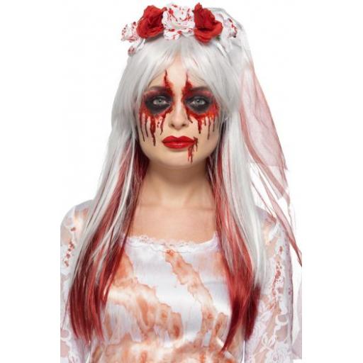 Smiffys Make-Up FX, Blood Drip Bride Kit