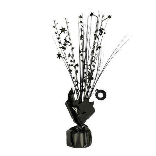 Black Spray Centrepiece Balloon Weights 30cm/150g