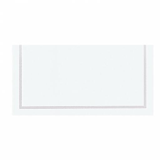 Classic Silver Placecards 8.9cm - 50pcs