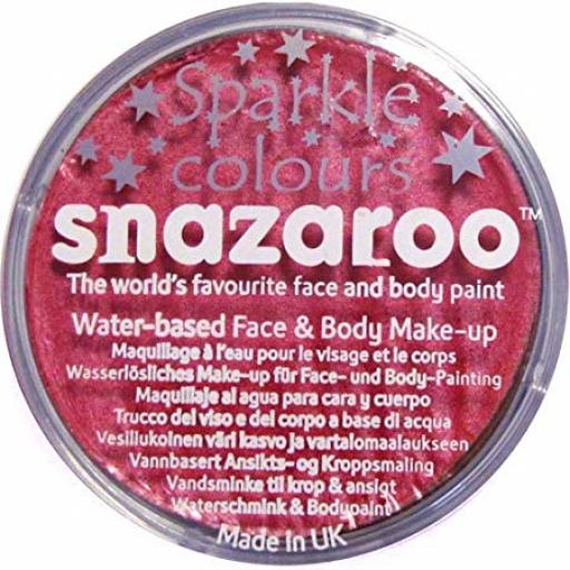 Sparkle Face Paint Sparkle Salmon Pink 18ml