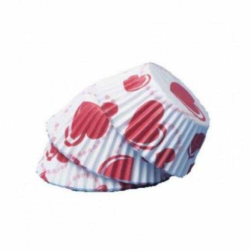 PME Heart Baking Cases x 60 Cup