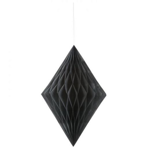 Honeycomb Hanging Decoration - Black Honey -Comb