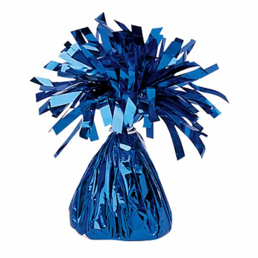 Blue Foil Balloon Weights 170g