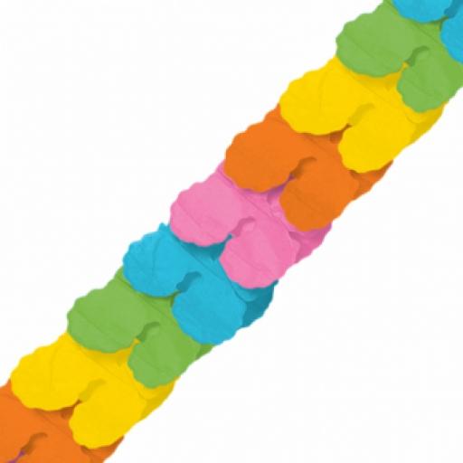 Paper Garland Multi colour 3.6m